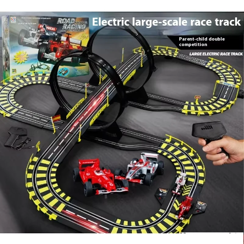 Electric 1/43 Rail Car Double Racing Track Toy Autorama Circuit Voiture Remote Control Car Electric Railway Slot Race Car Toy
Electric 1/43 Rail Car Double Racing Track Toy Autorama Circuit Voiture Remote Control Car Electric Railway Slot Race Car Toy