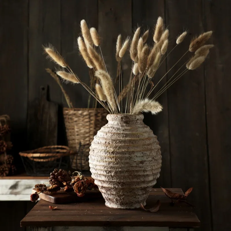 Nostalgic Rough Clay Pottery Vase 21.5CM High Vasen Room Decoration Vases Vintage Handmade Style Home Decor Items
Nostalgic Rough Clay Pottery Vase 21.5CM High Vasen Room Decoration Vases Vintage Handmade Style Home Decor Items