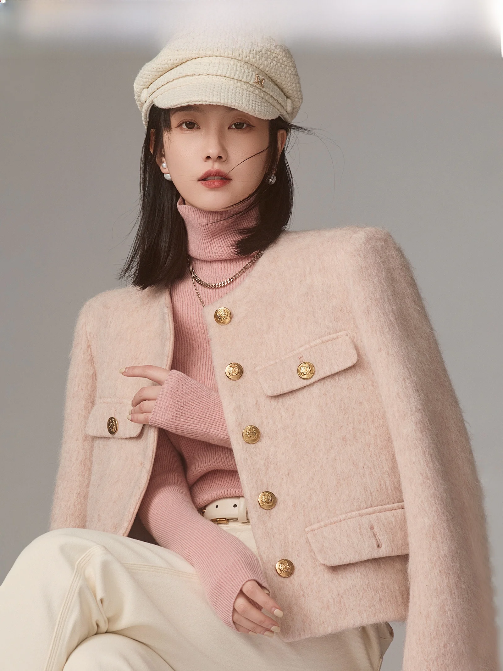 Новая модная шерстяная куртка свободного кроя с эффектом водной ряби, с круглым вырезом, длинными рукавами, из смесового полиэстера, для повседневной носки
Новая модная шерстяная куртка свободного кроя с эффектом водной ряби, с круглым вырезом, длинными рукавами, из смесового полиэстера, для повседневной носки