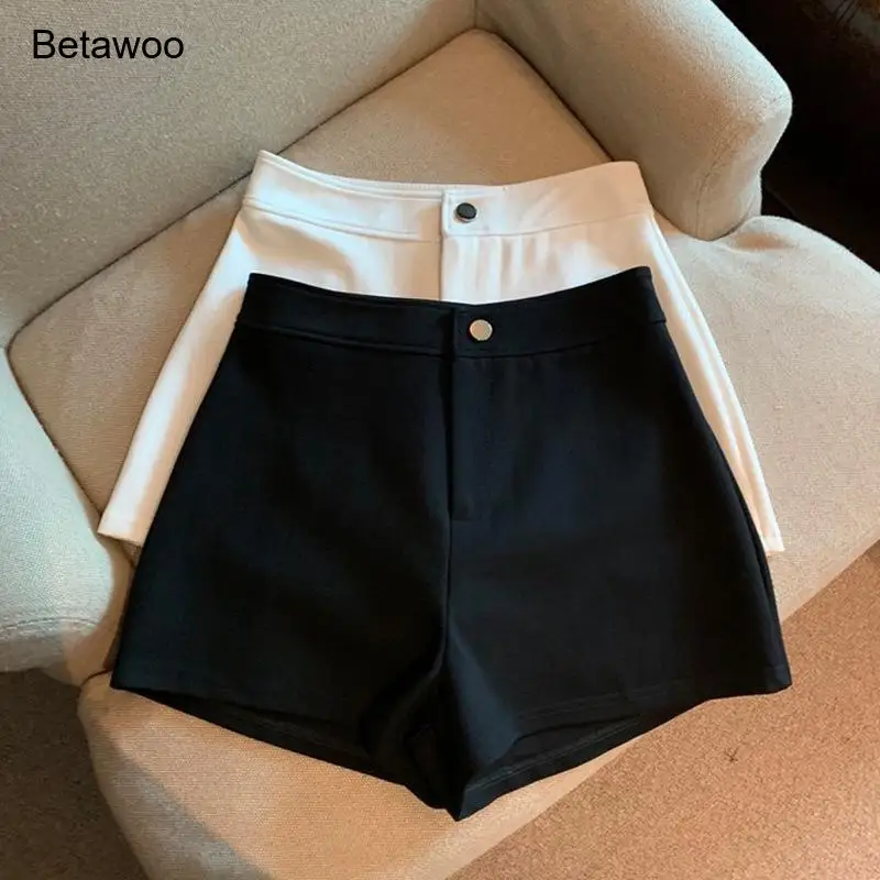 Women's High Waist A-Line Shorts Black White Stretch Hot Pants
Women's High Waist A-Line Shorts Black White Stretch Hot Pants