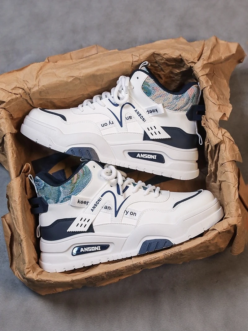 High-Top Men's Shoes 2026 New Winter Trend Leather Surface Casual Skate Shoes Middle School Students Thick Bottom Sports Wear...
High-Top Men's Shoes 2026 New Winter Trend Leather Surface Casual Skate Shoes Middle School Students Thick Bottom Sports Wear...
