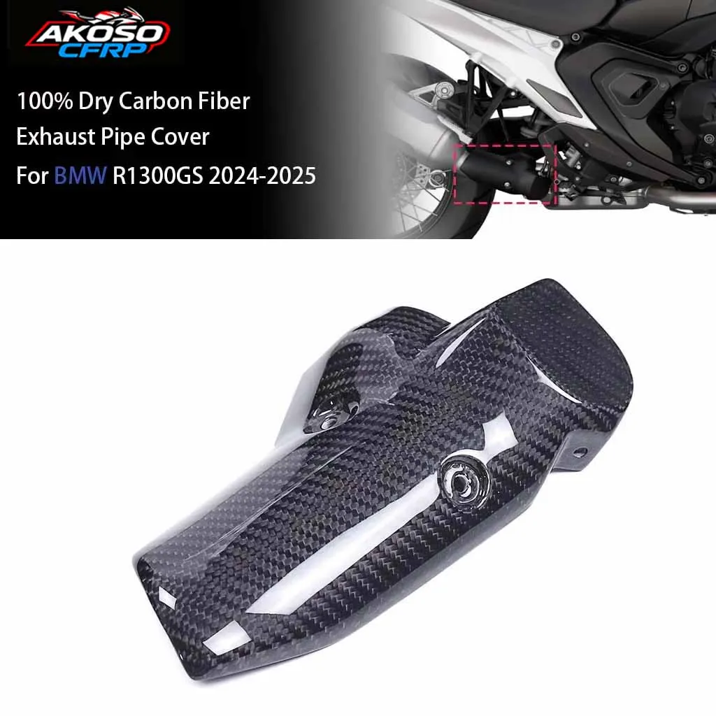 100% 3K Dry Carbon Fiber For BMW R1300GS 2024 2025 Exhaust Pipe Cover Heat Shield Guard Protector Motorcycle Accessories Part
100% 3K Dry Carbon Fiber For BMW R1300GS 2024 2025 Exhaust Pipe Cover Heat Shield Guard Protector Motorcycle Accessories Part