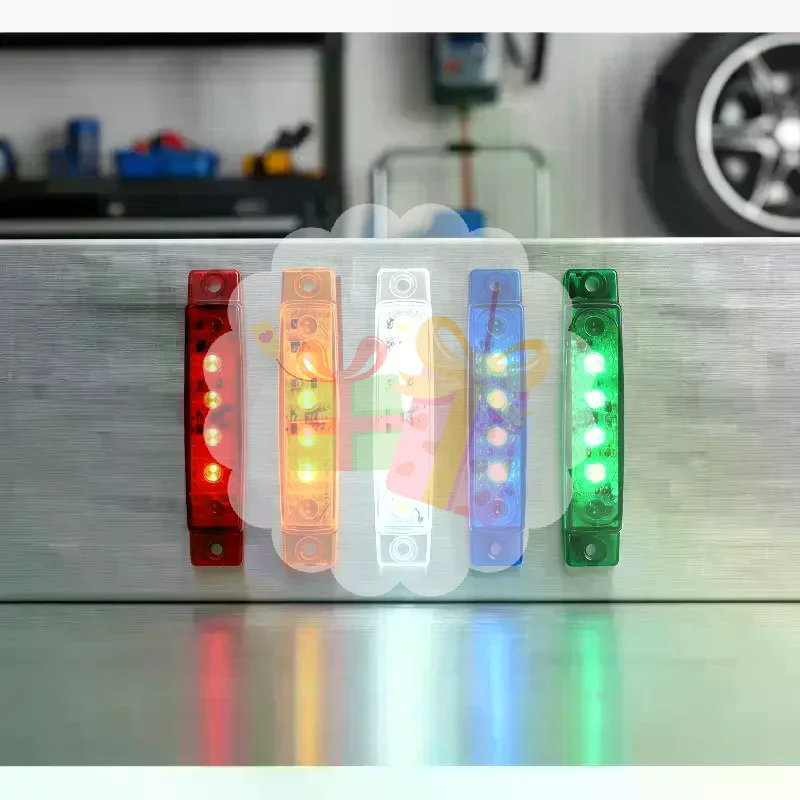 LED Side Marker Lights 12V 24V IP65 Waterproof Super Bright Thin for Truck Car Bus Off-road Vehicle Trailer Signal Lights
LED Side Marker Lights 12V 24V IP65 Waterproof Super Bright Thin for Truck Car Bus Off-road Vehicle Trailer Signal Lights