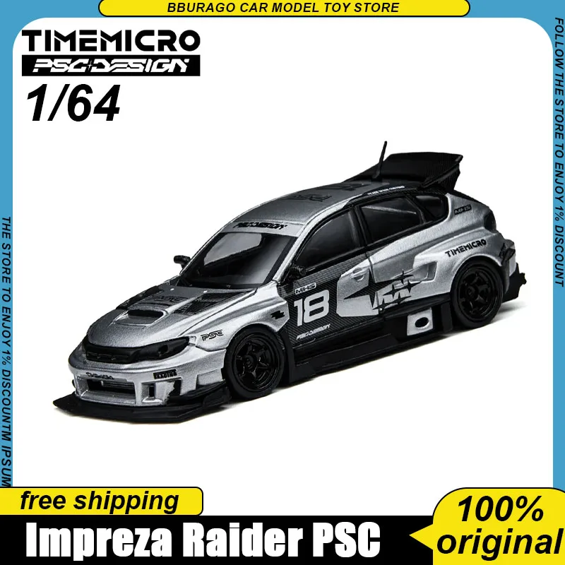 Timemicro × Psc Design 1:64 Impreza Raider Time Attack Modified Hatchback Diecast Car Model Carbon Fiber Body Jdm Tuning Vehicle
Timemicro × Psc Design 1:64 Impreza Raider Time Attack Modified Hatchback Diecast Car Model Carbon Fiber Body Jdm Tuning Vehicle