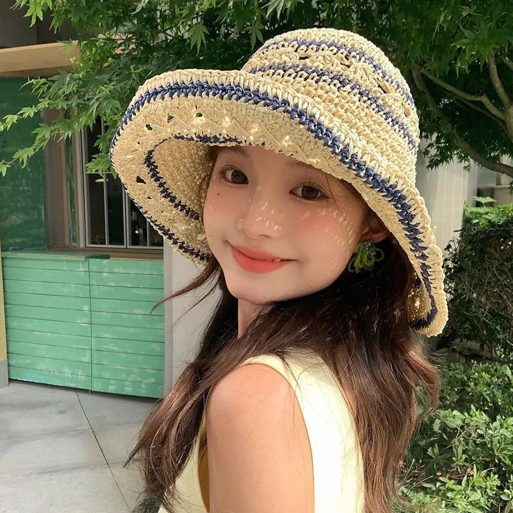 Ins Handmade Straw Bucket Cap Beach Vacation Weave Crochet Hat Summer Hollow Fisherman Caps Outdoor
Ins Handmade Straw Bucket Cap Beach Vacation Weave Crochet Hat Summer Hollow Fisherman Caps Outdoor
