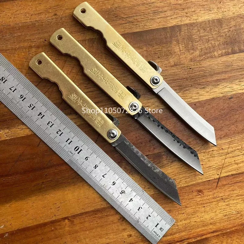 Higonokami EDC Folding Knife Lightweight Wilderness Adventure Foldable Copper Handle Camping Hiking Fishing Utility Knives Gift
Higonokami EDC Folding Knife Lightweight Wilderness Adventure Foldable Copper Handle Camping Hiking Fishing Utility Knives Gift