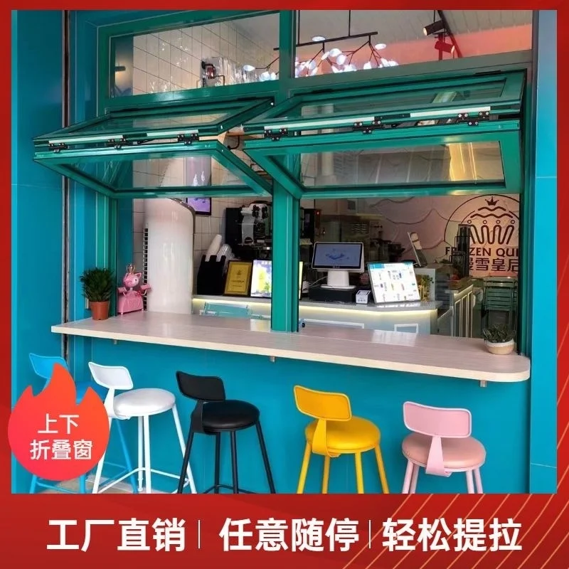 Custom Aluminum Alloy Folding Window Outdoor Hanging Window Custom Sliding Window Internet Celebrity Coffee Milk Tea Shop Kitche
Custom Aluminum Alloy Folding Window Outdoor Hanging Window Custom Sliding Window Internet Celebrity Coffee Milk Tea Shop Kitche