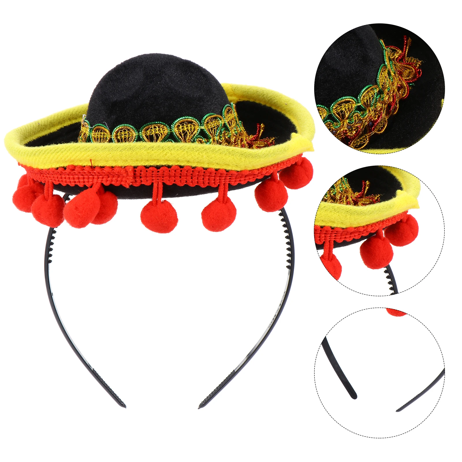 Mini Straw Headband Lightweight Non Fading Carnival Headdress Hair Hoop Festival Headdress Party Supplies Carnival Mexico
Mini Straw Headband Lightweight Non Fading Carnival Headdress Hair Hoop Festival Headdress Party Supplies Carnival Mexico