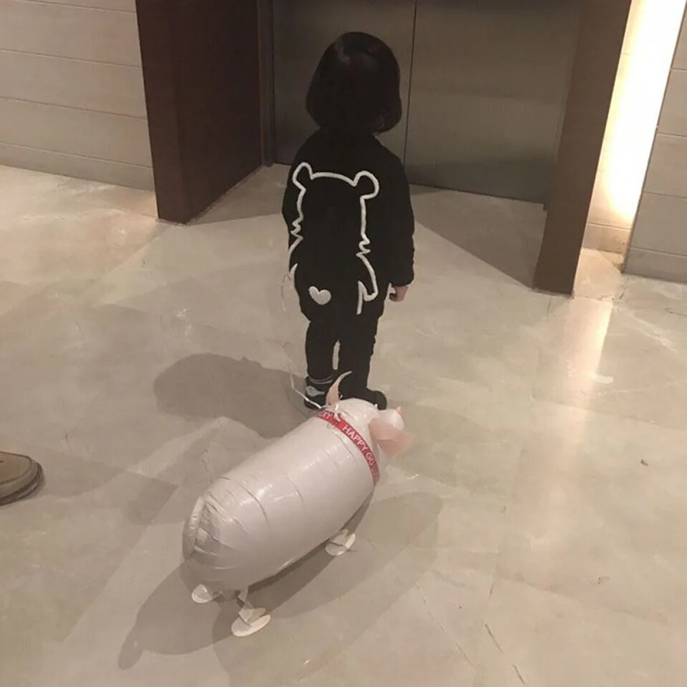 Walking Piggy Balloon Foil Holographic Birthday Kids Reusable SelfSealing Valve Inflation Deflation Creative Shape 
Walking Piggy Balloon Foil Holographic Birthday Kids Reusable SelfSealing Valve Inflation Deflation Creative Shape