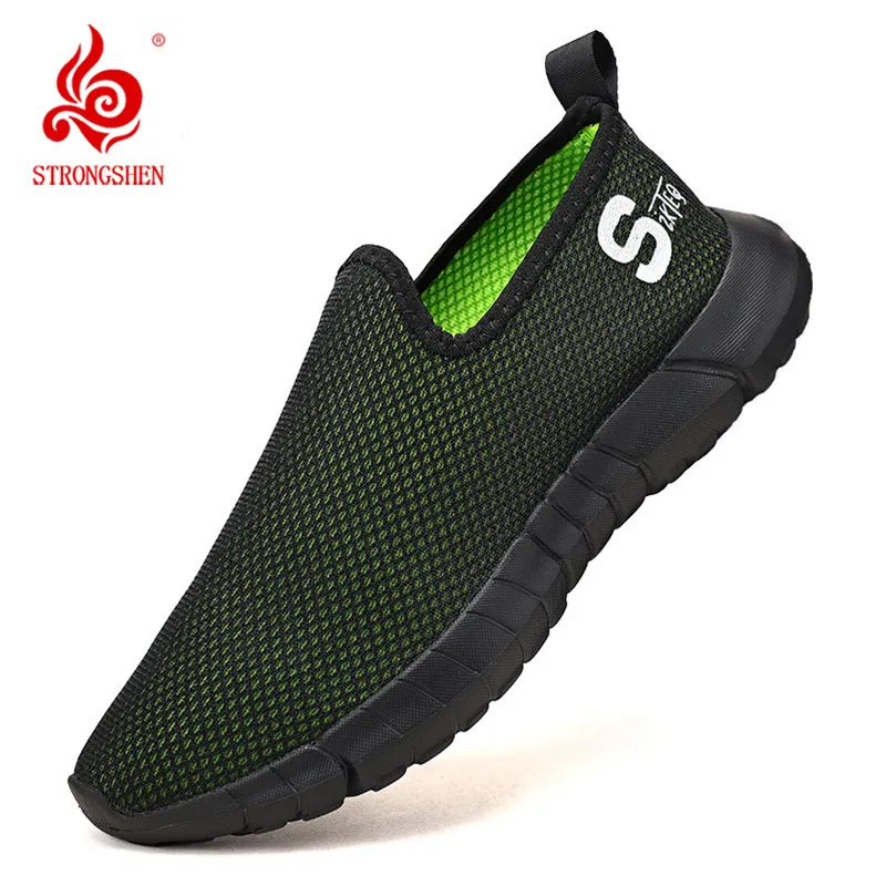 STRONGSHEN Men Running Shoes Lightweight Breathable Sneakers Summer Men Casual Loafers Flats Slip-on Shoes Tenis Masculino
STRONGSHEN Men Running Shoes Lightweight Breathable Sneakers Summer Men Casual Loafers Flats Slip-on Shoes Tenis Masculino