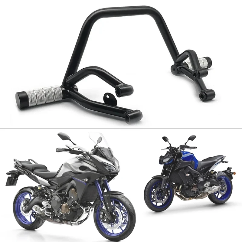 For MT 09 Engine Protector Subcage Acrobatic Cage Rear Passenger Peg Crash Bars For Yamaha MT-09 FZ-09 MT09 2013-2020 Engine Acc