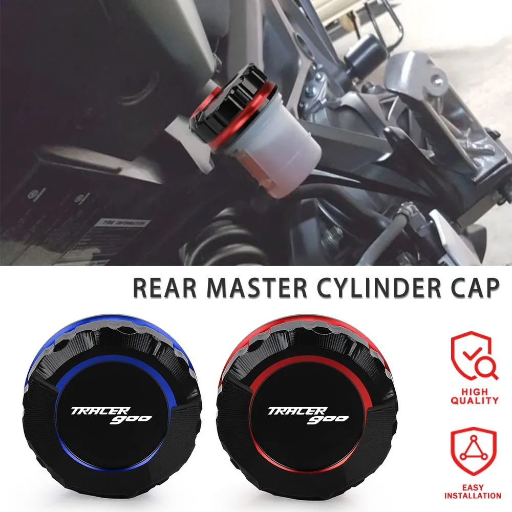 TRACER 900 Motorcycle Accessory Rear Brake Fluid Reservoir Master Cylinder Cover CNC Oil Cap FOR YAMAHA TRACER 900/GT 2019-2021
TRACER 900 Motorcycle Accessory Rear Brake Fluid Reservoir Master Cylinder Cover CNC Oil Cap FOR YAMAHA TRACER 900/GT 2019-2021