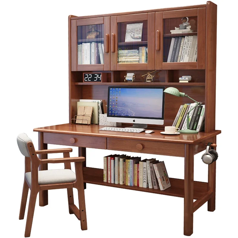 bookshelf integrated table with bookcase, home study table, children's simple bedroom, all solid wood office computer des
bookshelf integrated table with bookcase, home study table, children's simple bedroom, all solid wood office computer des