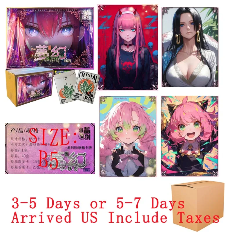 2025 Wholesales Demon Slayer One Piece Anime Collection Card B5 Acrylic Multiple Ips Sexy Style Waifu Children Toy Gift Card Box
2025 Wholesales Demon Slayer One Piece Anime Collection Card B5 Acrylic Multiple Ips Sexy Style Waifu Children Toy Gift Card Box