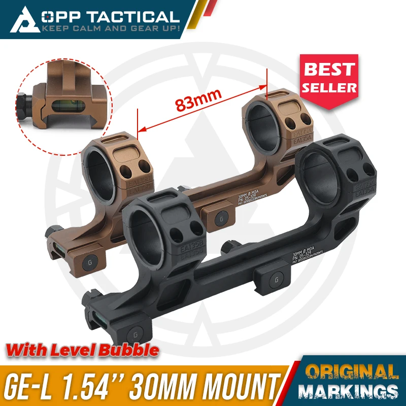 30MM Tube 1.54Inch Height 0MOA GE Scope AR-15/M4 Picatinny Mount Adapter Double Rings Bubble Level With Original Mark On Sale
30MM Tube 1.54Inch Height 0MOA GE Scope AR-15/M4 Picatinny Mount Adapter Double Rings Bubble Level With Original Mark On Sale