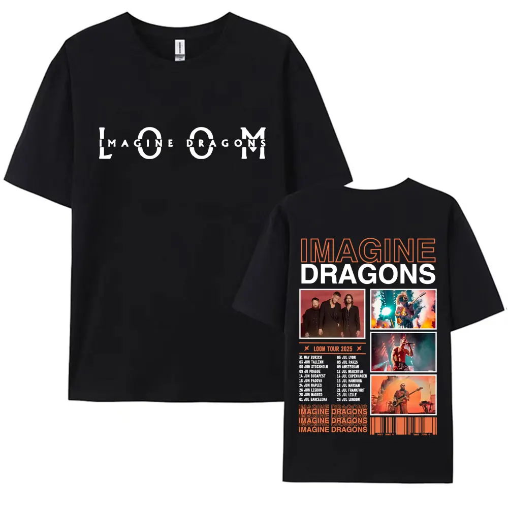 Рок-группа Imagine Dragons Loom World Tour 2025 Мерч Футболка Мужчины Женщины Винтаж Уличный Тенденция Футболка Хип-Хоп Футболки из 100% хлопка
Рок-группа Imagine Dragons Loom World Tour 2025 Мерч Футболка Мужчины Женщины Винтаж Уличный Тенденция Футболка Хип-Хоп Футболки из 100% хлопка