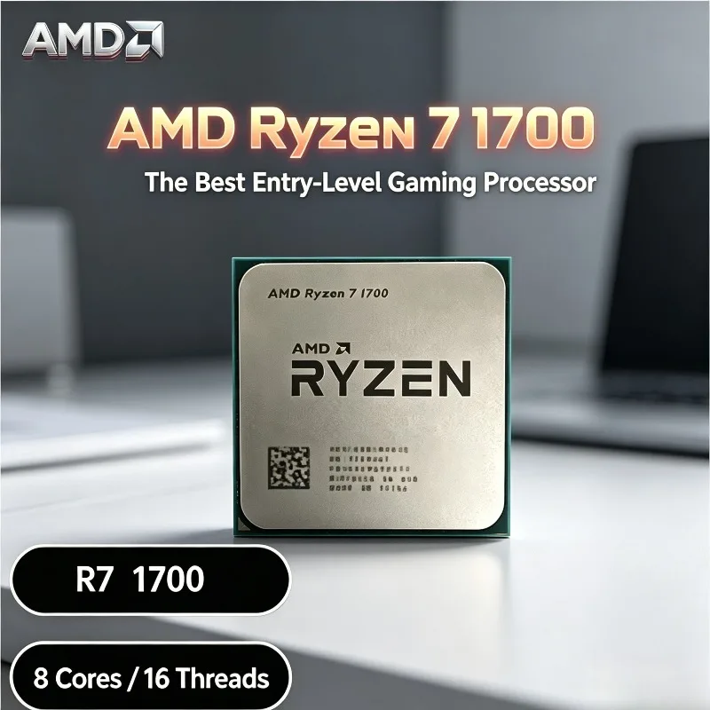 AMD R7 1700 65W YD1700BBM88AE Socket AM4 Eight-Core Sixteen-Thread CPU Processor 3.0 GHz 100% Brand New Hot Sale
AMD R7 1700 65W YD1700BBM88AE Socket AM4 Eight-Core Sixteen-Thread CPU Processor 3.0 GHz 100% Brand New Hot Sale