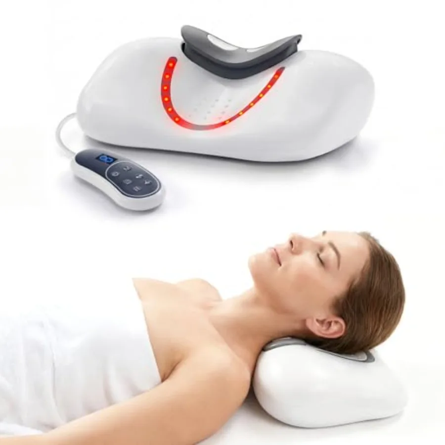 4-in-1 Shiatsu Neck Back Massager with Heat Vibration EMS Airbag Traction Portable Cordless Electric Massage Pillow Ergonomic D
4-in-1 Shiatsu Neck Back Massager with Heat Vibration EMS Airbag Traction Portable Cordless Electric Massage Pillow Ergonomic D