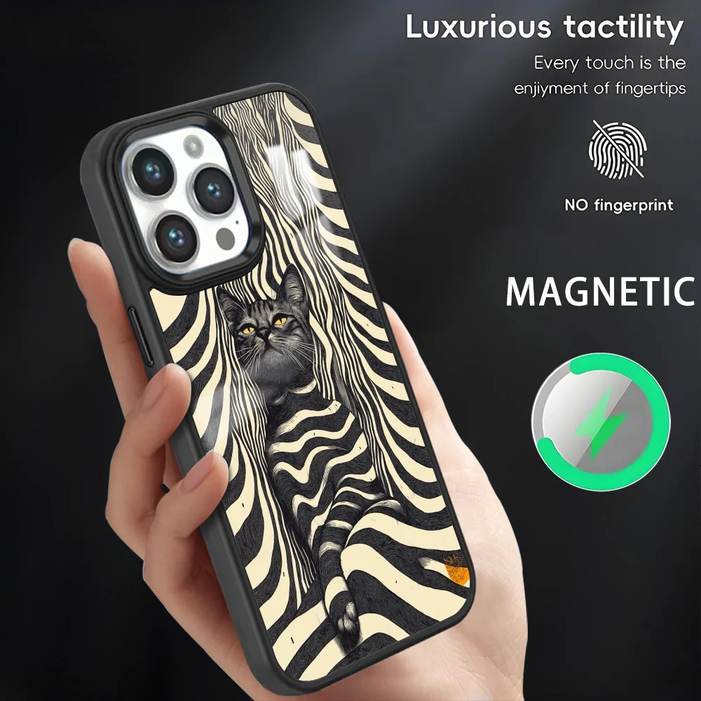 Abstract animal cat leopard Phone Case For iPhone 16 15 14 13 12 11 Pro Max Plus Mini Magnetic Magsafe Wireless Charging Cover
Abstract animal cat leopard Phone Case For iPhone 16 15 14 13 12 11 Pro Max Plus Mini Magnetic Magsafe Wireless Charging Cover