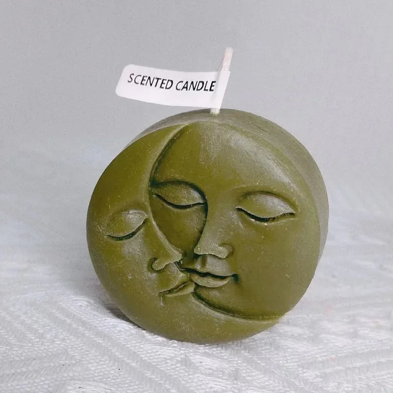 Sun Moon Face Aromatherapy Candle Mould Abstract Man Silicone Soap Resin Baking Mold Candle Making Supplies Wedding Souvenirs
Sun Moon Face Aromatherapy Candle Mould Abstract Man Silicone Soap Resin Baking Mold Candle Making Supplies Wedding Souvenirs