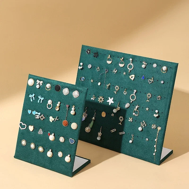 Velvet Suede Jewelry Earrings Necklace Display Tray Organizer Case 60 120 Holes High Quality Ear Stud Rack Showcase Key hanger
Velvet Suede Jewelry Earrings Necklace Display Tray Organizer Case 60 120 Holes High Quality Ear Stud Rack Showcase Key hanger