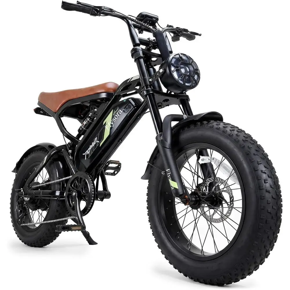 48V 15.6Ah Adult Electric Bike, 28MPH Speed, 24-50 Mile Range, 16x4 Tires, Double Shocks, Dual Disc Brakes, UL TUV Certified
48V 15.6Ah Adult Electric Bike, 28MPH Speed, 24-50 Mile Range, 16x4 Tires, Double Shocks, Dual Disc Brakes, UL TUV Certified
