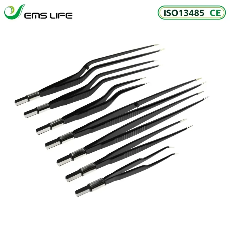 EMSLIFE Non-stick Bipolar Forceps Silver Tip 130mm/160mm/200mm/220mm Electricity-Powered CE Certified for Electro-Coagulation
EMSLIFE Non-stick Bipolar Forceps Silver Tip 130mm/160mm/200mm/220mm Electricity-Powered CE Certified for Electro-Coagulation