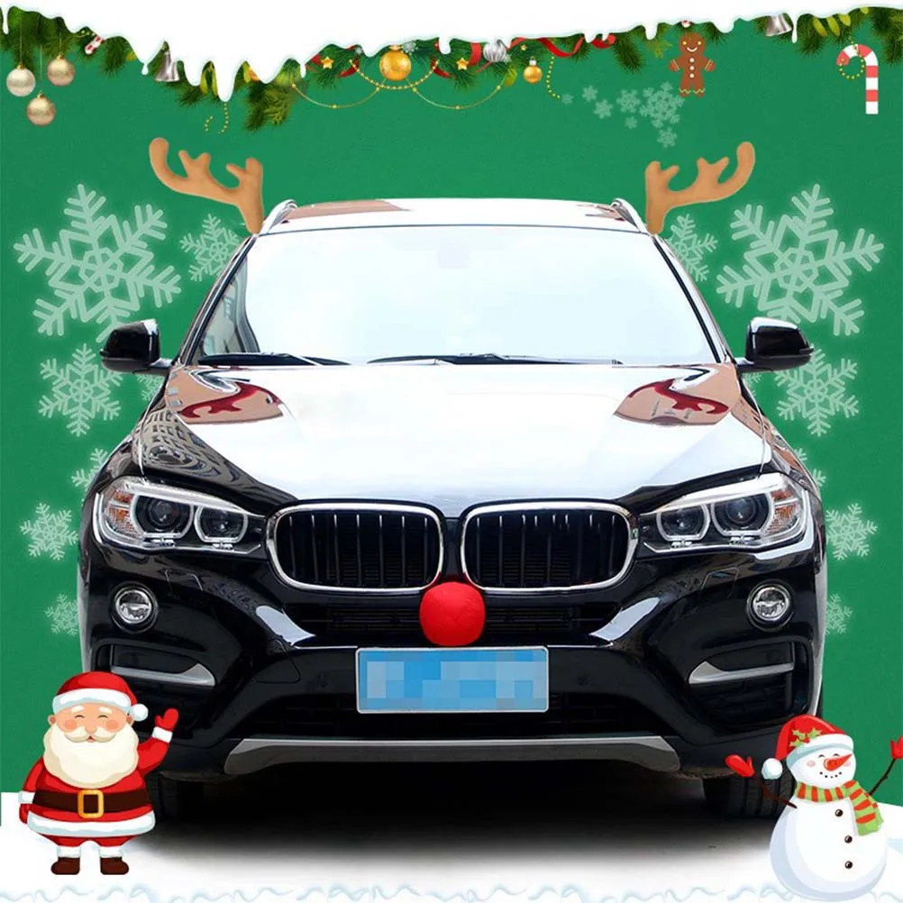 3Pcs Car Reindeer Antlers Nose Christmas Decoration Set Premium Fabric Easy Install Fun Decorations Gift Idea
3Pcs Car Reindeer Antlers Nose Christmas Decoration Set Premium Fabric Easy Install Fun Decorations Gift Idea