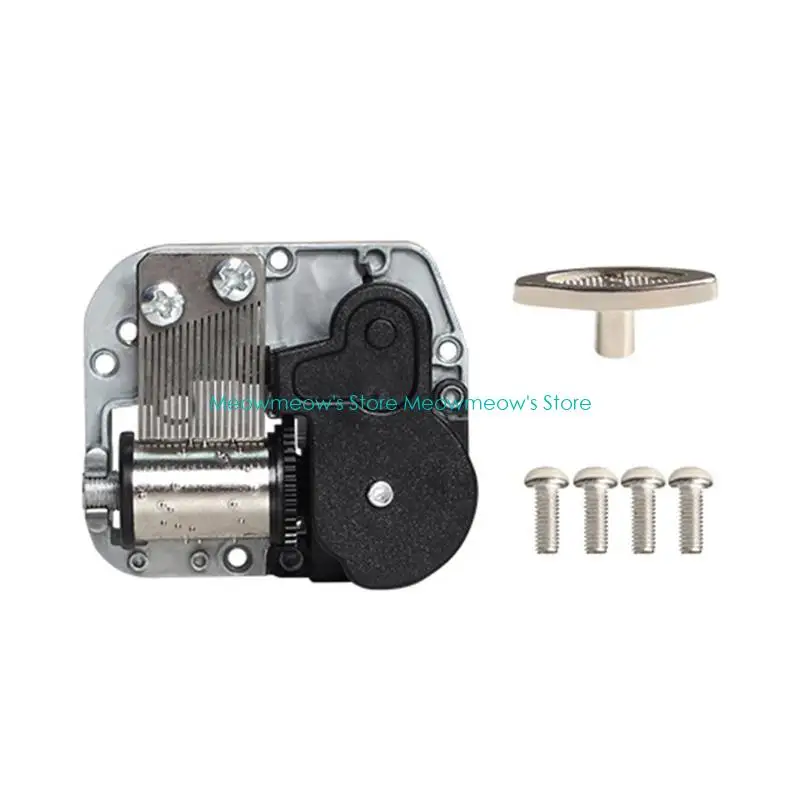 W91A Musical Movement Hand Crank/Wind-Up Model Precise Musical Movements Part with Screws
