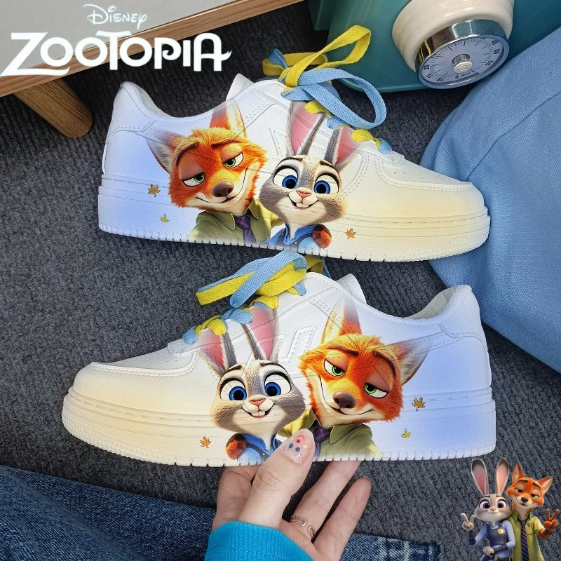 New Disney Zootopia Nick Judy Men's and Women's Couple Cute Creative Cartoon Pattern Casual Fashion Comfortable Durable Sneakers
New Disney Zootopia Nick Judy Men's and Women's Couple Cute Creative Cartoon Pattern Casual Fashion Comfortable Durable Sneakers