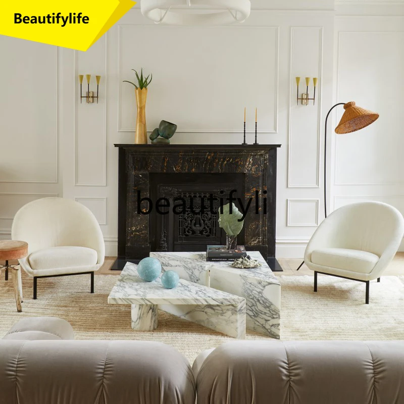 Легкая роскошная простая гостиная, высокий и низкий комбинированный натуральный большой белый журнальный столик
Легкая роскошная простая гостиная, высокий и низкий комбинированный натуральный большой белый журнальный столик