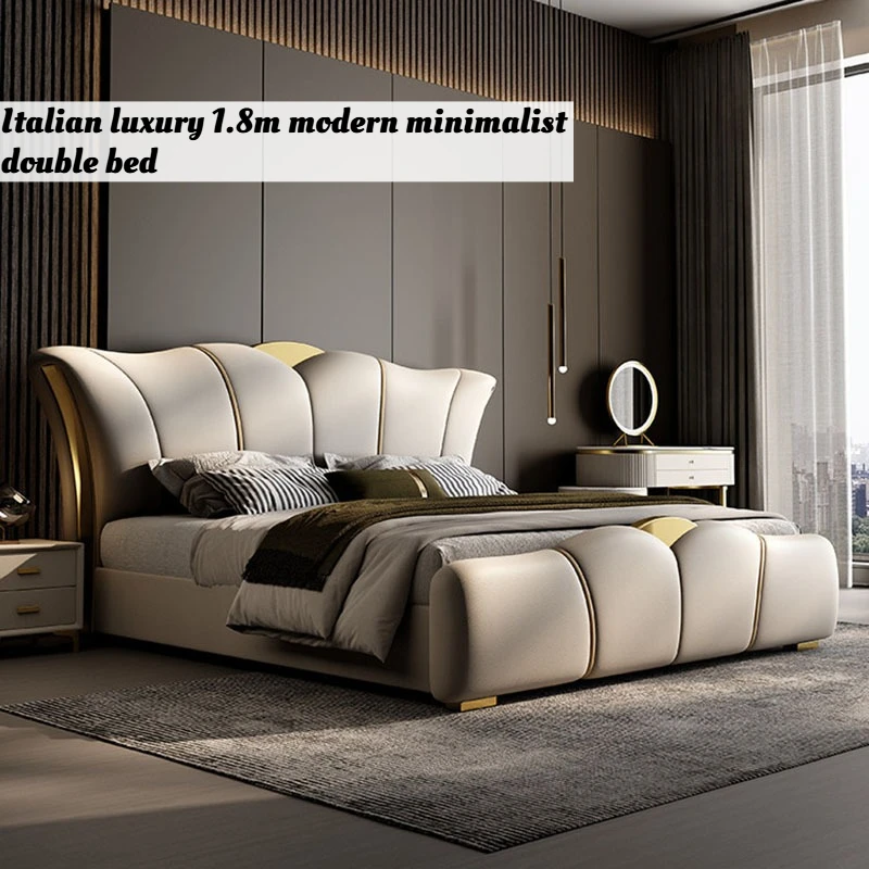 Nordic Double Beds Nightstands Queen Sized 180x200cm Minimalist Bed Leg Support Multifonction Cama Matrimonial Bedroom Furniture
Nordic Double Beds Nightstands Queen Sized 180x200cm Minimalist Bed Leg Support Multifonction Cama Matrimonial Bedroom Furniture
