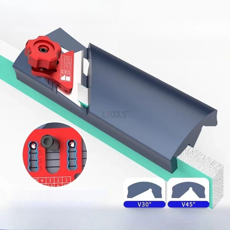 2 in 1 Aluminum Alloy Gypsum Board V-shaped Chamferer Woodworking Dual-purpose Planer 35° 45° Edge Trimming Tool Carpenter Tool
2 in 1 Aluminum Alloy Gypsum Board V-shaped Chamferer Woodworking Dual-purpose Planer 35° 45° Edge Trimming Tool Carpenter Tool