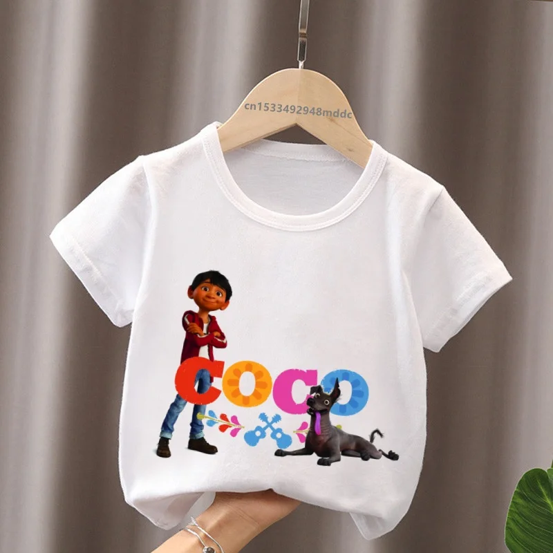 Hot Sale Disney Movie Pixars COCO Print Cartoon Kids T-Shirts Girls Clothes Baby Boys Short Sleeve T shirt Summer Children Tops
Hot Sale Disney Movie Pixars COCO Print Cartoon Kids T-Shirts Girls Clothes Baby Boys Short Sleeve T shirt Summer Children Tops
