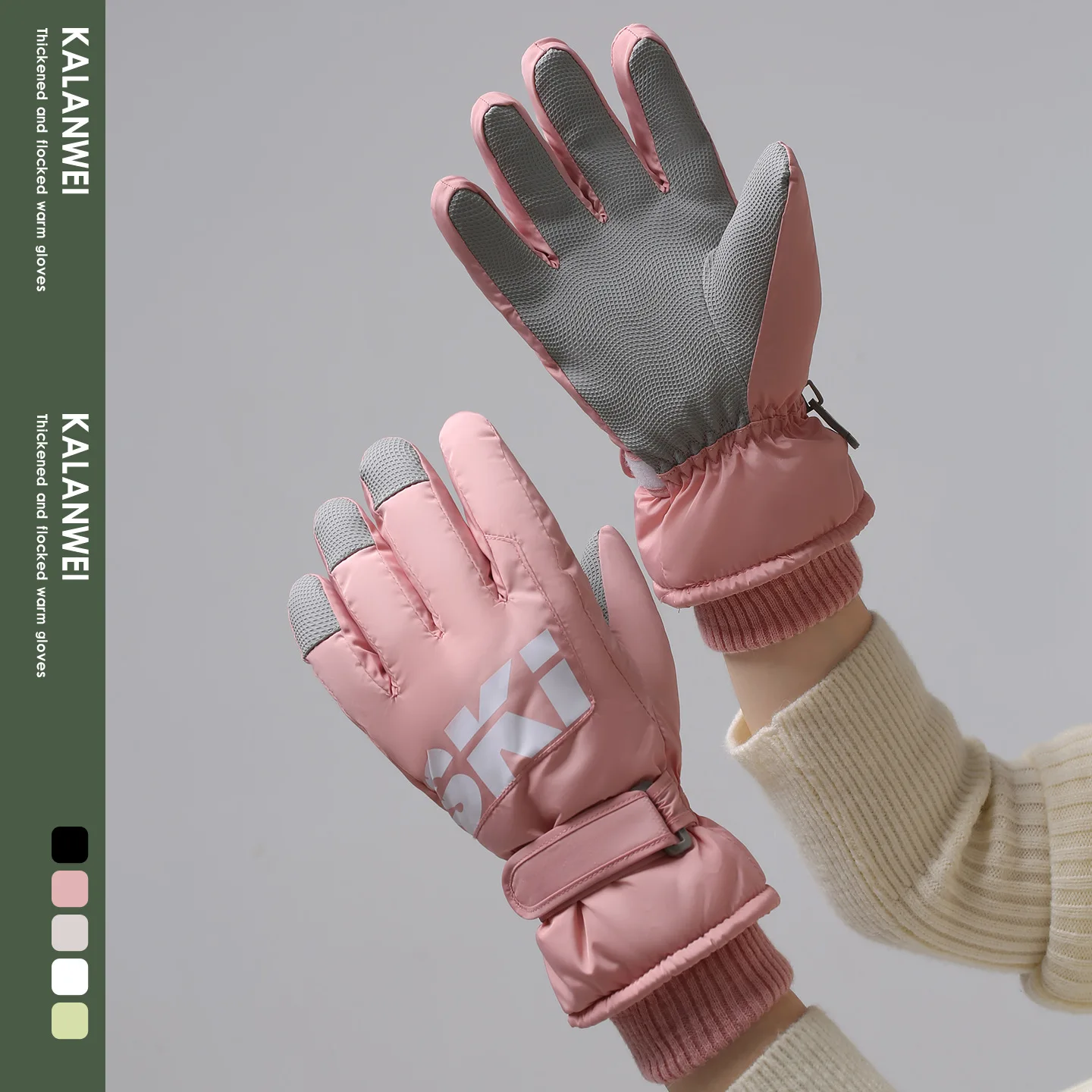 Winter Women's Warm and Cold-proof Gloves Outdoor Sports Skiing Thickened Waterproof Touch Screen Cycling and Windproof Gloves
Winter Women's Warm and Cold-proof Gloves Outdoor Sports Skiing Thickened Waterproof Touch Screen Cycling and Windproof Gloves