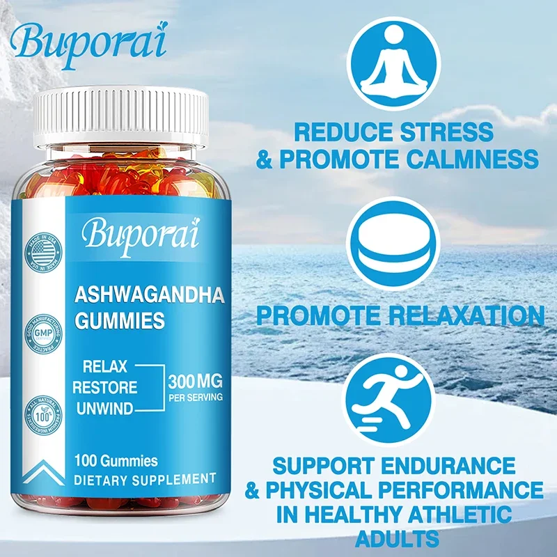 Ashwagandha Gummies - Reduce stress,Improve Sleep,Control Appetite,Support Brain Health and Muscle,Reduce Cortisol Level
Ashwagandha Gummies - Reduce stress,Improve Sleep,Control Appetite,Support Brain Health and Muscle,Reduce Cortisol Level