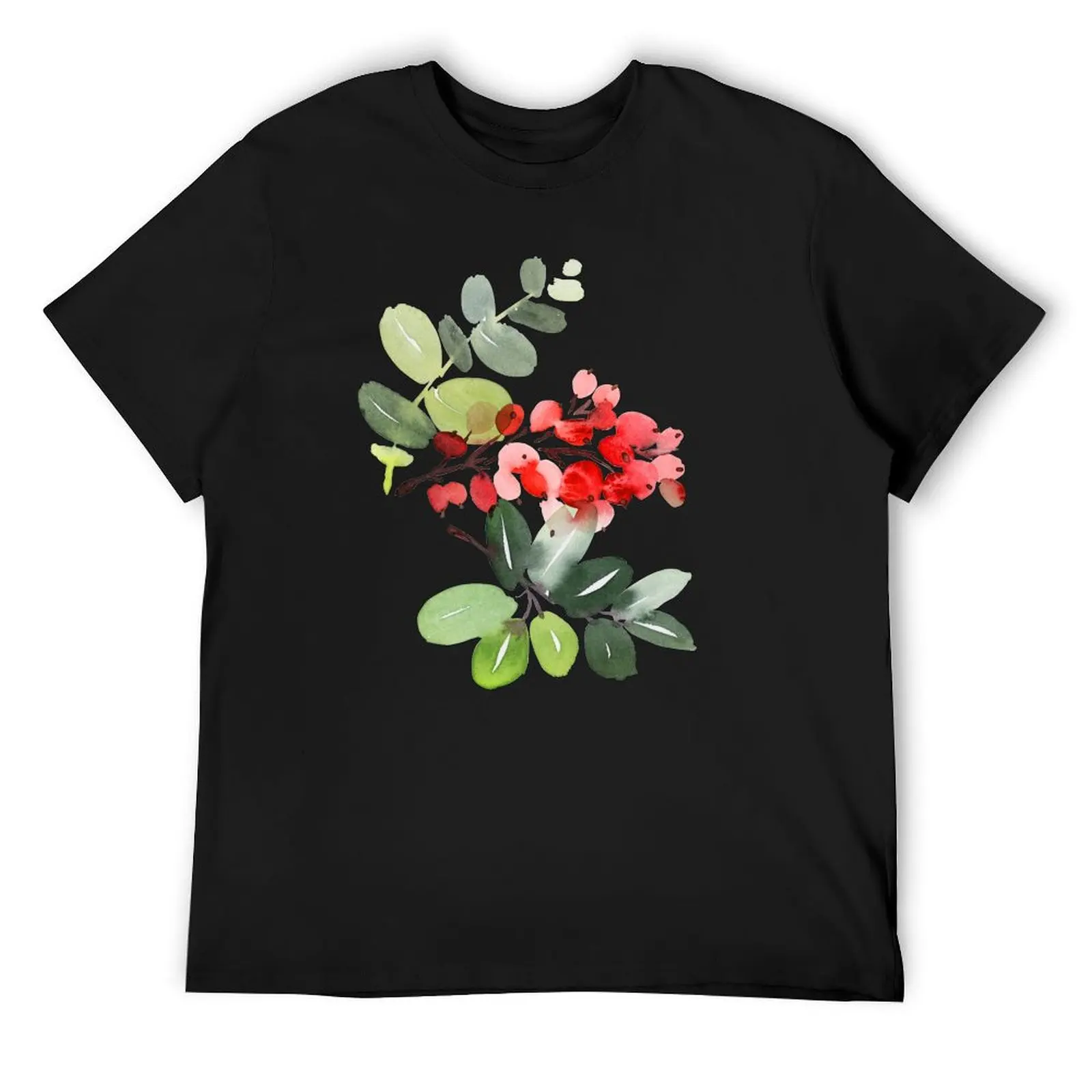 Watercolour Rowan Berries T-Shirt graphic t shirt vintage funny shirt cotton sports fans summer clothes mens t shirt 
Watercolour Rowan Berries T-Shirt graphic t shirt vintage funny shirt cotton sports fans summer clothes mens t shirt