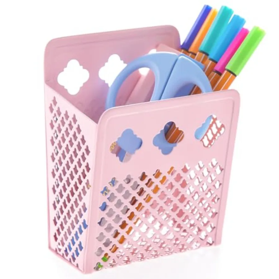Magnetic Pen Holder, Mesh Metal Strong Magnet Dry Erase Marker Holder Pencil Organizer Small Items Basket for Refrigerator, Whi
Magnetic Pen Holder, Mesh Metal Strong Magnet Dry Erase Marker Holder Pencil Organizer Small Items Basket for Refrigerator, Whi