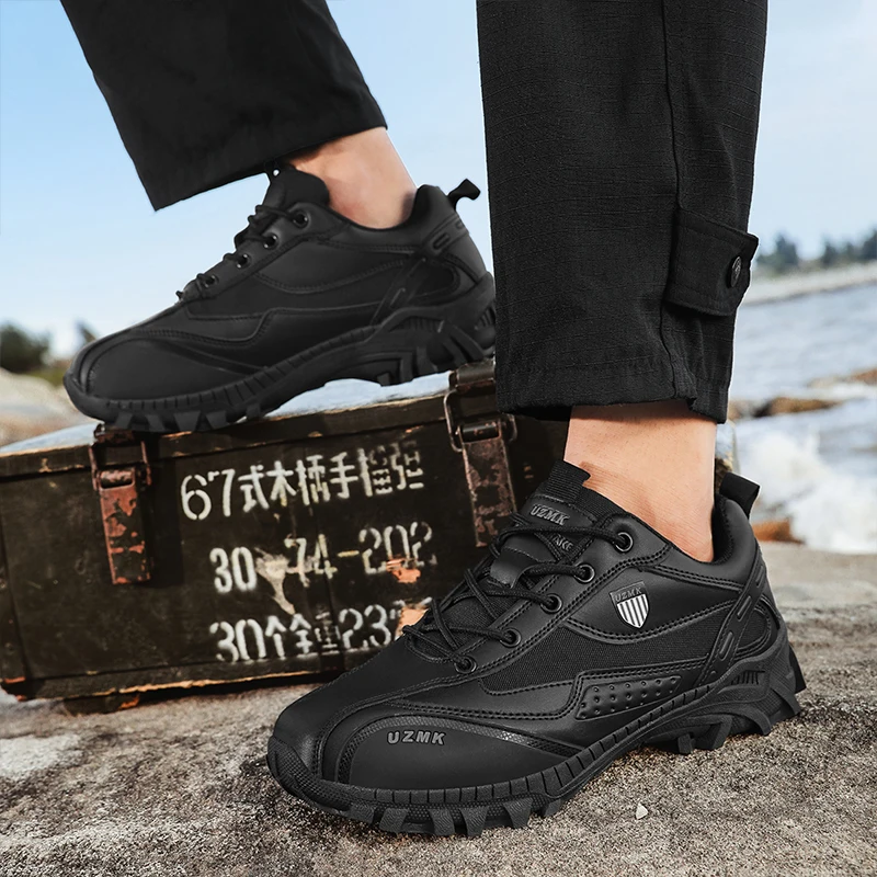 Men's Outdoor Hiking Shoes Breathable Lace-up Low-tops All-season Trekking Shoes Non-slip Wear-resistant Suitable for Hiking
Men's Outdoor Hiking Shoes Breathable Lace-up Low-tops All-season Trekking Shoes Non-slip Wear-resistant Suitable for Hiking