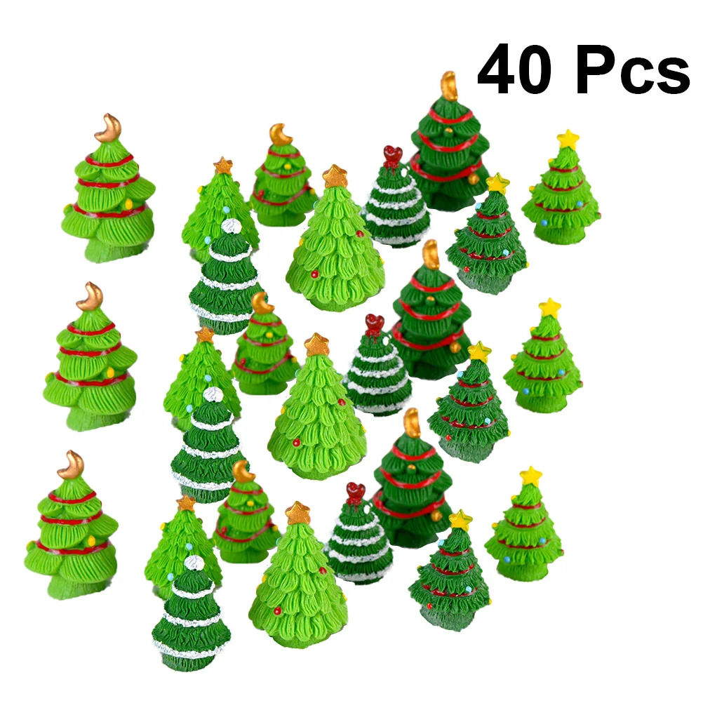 40 PCS Christmas Ornament Desktop Resin Succulents Craft Tree Microlandscape Decor Miniature
40 PCS Christmas Ornament Desktop Resin Succulents Craft Tree Microlandscape Decor Miniature