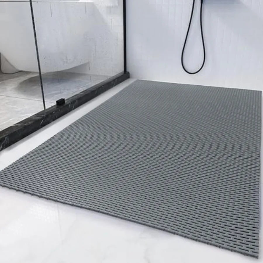 47 x 32 Extra Large Shower Mat for Shower Stall Tub, Non Slip Bath Mat Bathroom Accessories, PVC Mats for Shower and Bathroom,
47 x 32 Extra Large Shower Mat for Shower Stall Tub, Non Slip Bath Mat Bathroom Accessories, PVC Mats for Shower and Bathroom,