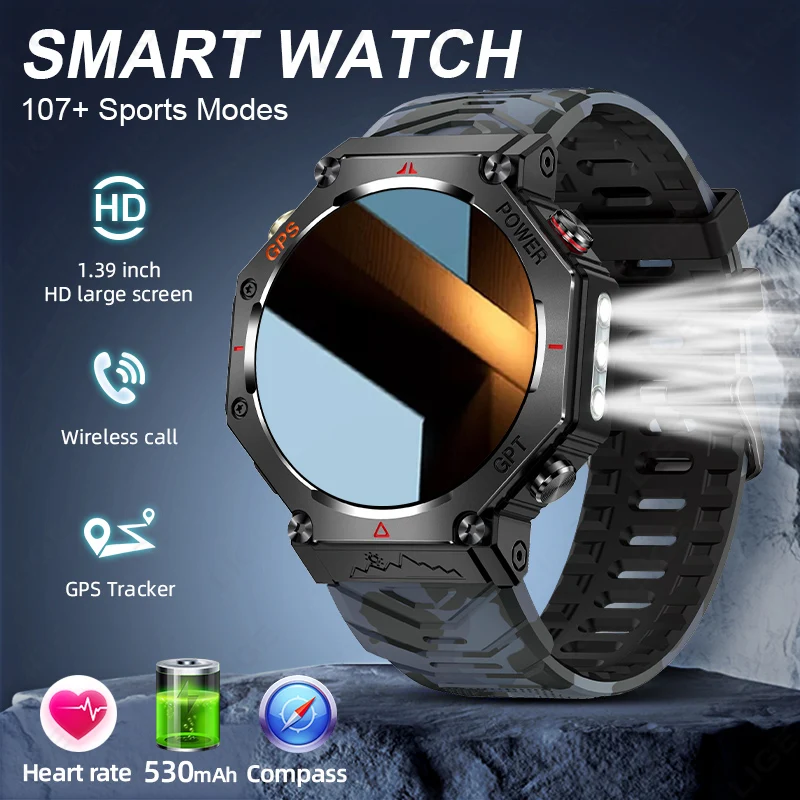LIGE 2025 New GPS Smart Watch 5ATM Waterproof Built-in Dual-band GNSS Compass Military Sports Men Smart Bracelet for Android iOS
LIGE 2025 New GPS Smart Watch 5ATM Waterproof Built-in Dual-band GNSS Compass Military Sports Men Smart Bracelet for Android iOS