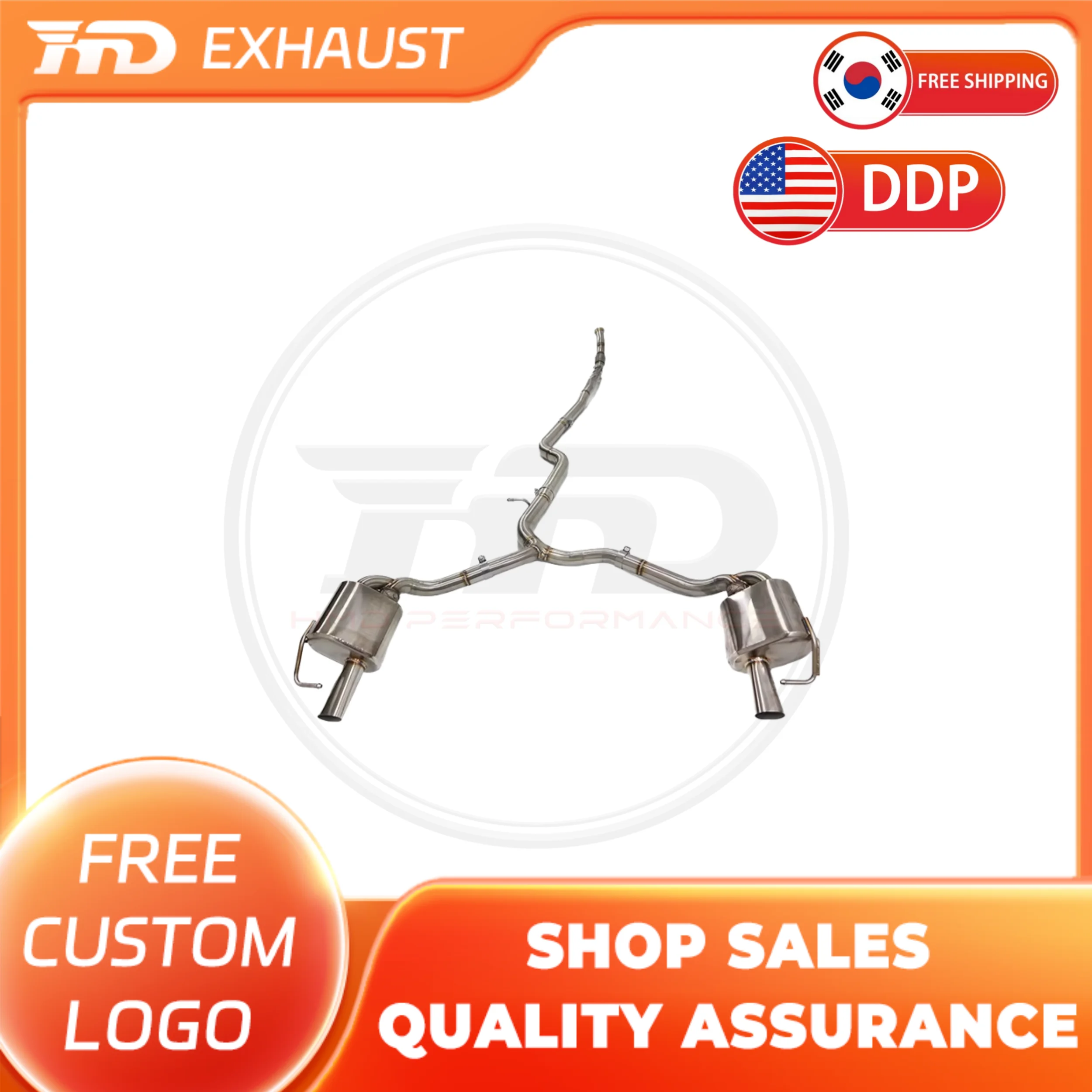 HMD Hot sale Exhaust System Stainless Steel Performance Catback for Mercedes Benz AMG E53 W213 3.0T Muffler With Valve
HMD Hot sale Exhaust System Stainless Steel Performance Catback for Mercedes Benz AMG E53 W213 3.0T Muffler With Valve