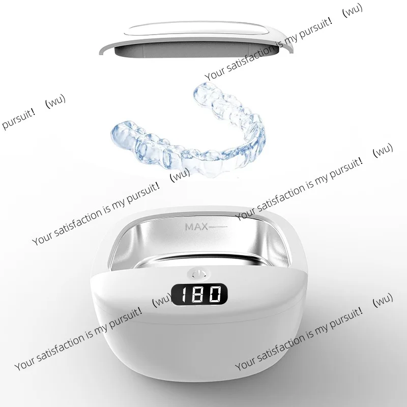Wireless USB charging invisible braces, denture cleaning, built-in battery, ultrasonic cleaning machine, special for braces
Wireless USB charging invisible braces, denture cleaning, built-in battery, ultrasonic cleaning machine, special for braces