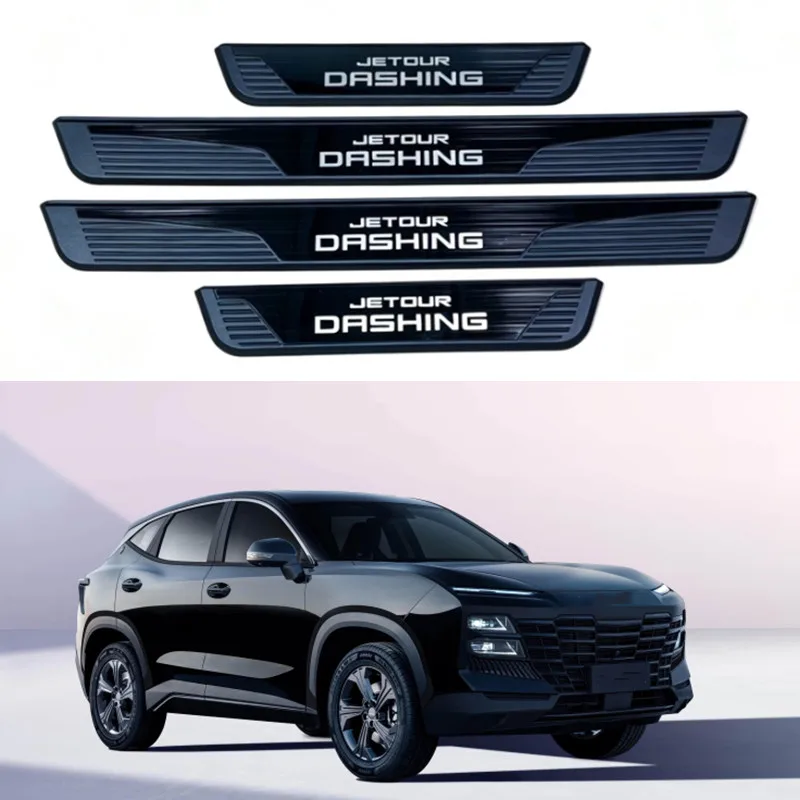 For Chery Jetour Dashing 2024 2025 2026 Stainless Plastic Car Door Sill Scuff Plate Cover Anti-Slip Foot Sticker Trim Styling
For Chery Jetour Dashing 2024 2025 2026 Stainless Plastic Car Door Sill Scuff Plate Cover Anti-Slip Foot Sticker Trim Styling