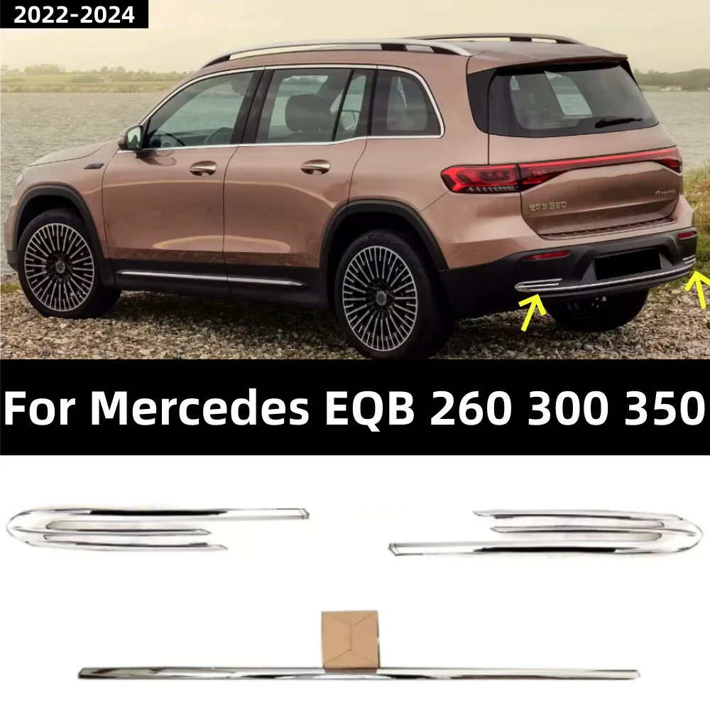 For Mercedes EQB 260 300 350 2022-2024 rear bumper lower decorative strip
For Mercedes EQB 260 300 350 2022-2024 rear bumper lower decorative strip