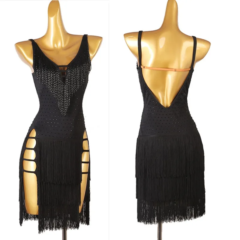 black fringe latin competition dress Rumba cha cha salsa tango dance dress S-XXXL lq285
black fringe latin competition dress Rumba cha cha salsa tango dance dress S-XXXL lq285