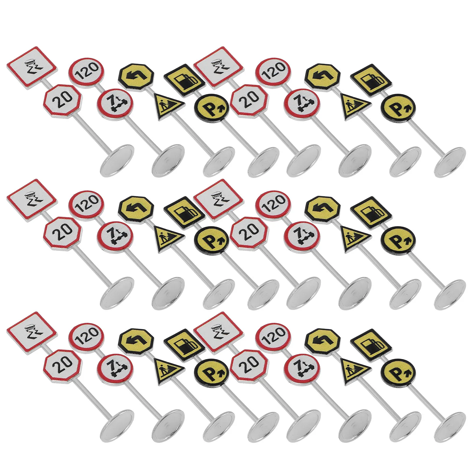 100Pcs Traffic Road Signs 6.5cm Miniature Playset for Kids Traffic Education Car Track Decoration Street Signal Set
100Pcs Traffic Road Signs 6.5cm Miniature Playset for Kids Traffic Education Car Track Decoration Street Signal Set