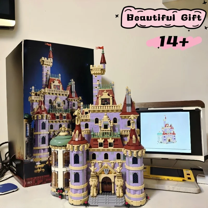 Набор строительных блоков «Замок принцессы» (2916 деталей), романтическая игрушка MOC-43263, модульная модель для девочек, подарок на день рождения, украшение для дома
Набор строительных блоков «Замок принцессы» (2916 деталей), романтическая игрушка MOC-43263, модульная модель для девочек, подарок на день рождения, украшение для дома