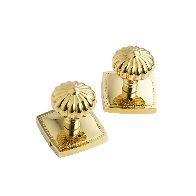 CX retro pumpkin door lock French gold indoor silent room door lock
CX retro pumpkin door lock French gold indoor silent room door lock
